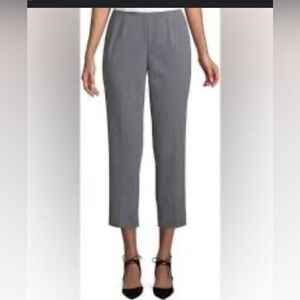 Lafayette 148 New York Dress Bleecker Pants 10 Gray